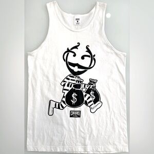 *NEW* Crooks & Castles Money Bags Graphic Tank Top